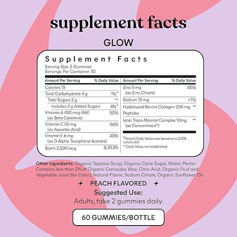 LEMME GLOW COLLAGEN HAIR GUMMIES ANTI-CELLULITE CAPSULES FOR STRONG HAIR SMOOTH SKIN BUNDLE