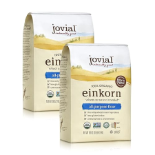 JOVIAL ORGANIC EINKORN FLOUR 10LB 2-PACK HIGH PROTEIN, NON-GMO, UNBLEACHED, GLYPHOSATE-FREE