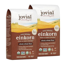 JOVIAL ORGANIC EINKORN WHOLE WHEAT FLOUR 32OZ 2 PACK HIGH PROTEIN, NON-GMO, GLYPHOSATE-FREE