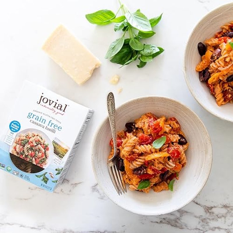 JOVIAL GRAIN-FREE CASSAVA PASTA VARIETY PACK ORZO, PENNE FUSILLI, PALEO, GLUTEN-FREE, ORGANIC