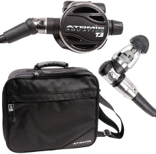 ATOMIC AQUATICS T3 TITANIUM SWIVEL SEALED REGULATOR WITH YOKE DURABLE DIVE GEAR