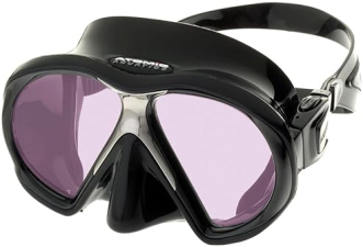 ATOMIC AQUATICS  SUB FRAME ARC TECHNOLOGY MASK FOR SCUBA DIVING, SNORKELING, SPEARFISHING - BLACK