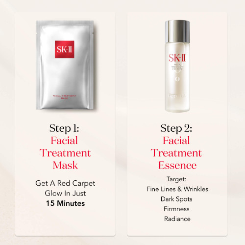 SK-II YEARS YOUNGER WITH 1 USE  GLOW UP DUO