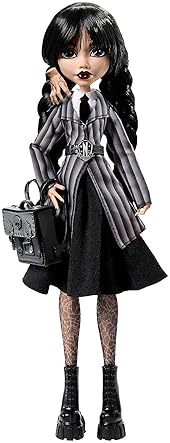 Monster High Wednesday Bebek ve Aksesuar Seti - Koleksiyonlu