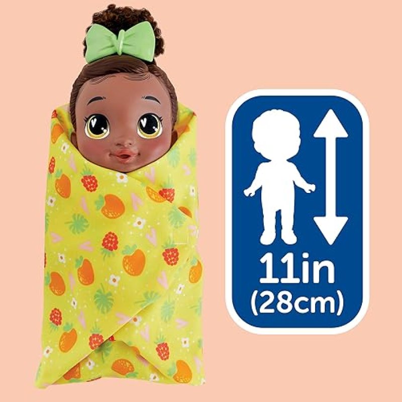 HASBRO BABY ALIVE SNUGGLE BERRY BOO BLACK HAIR 11 WATER BABY DOLL PLAYSET FOR KIDS 3