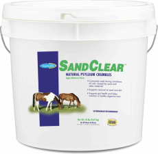 FARNAM SANDCLEAR NATURAL PSYLLIUM FIBER CRUMBLES APPLE/MOLASSES FLAVOR HORSE SUPPLEMENT, 20-LB BUCKET