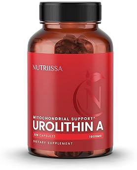 NUTRIISSA UROLITHIN A 1000MG CAPSULES MUSCLE STRENGTH CELLULAR REJUVENATION, VEGAN, 120CT