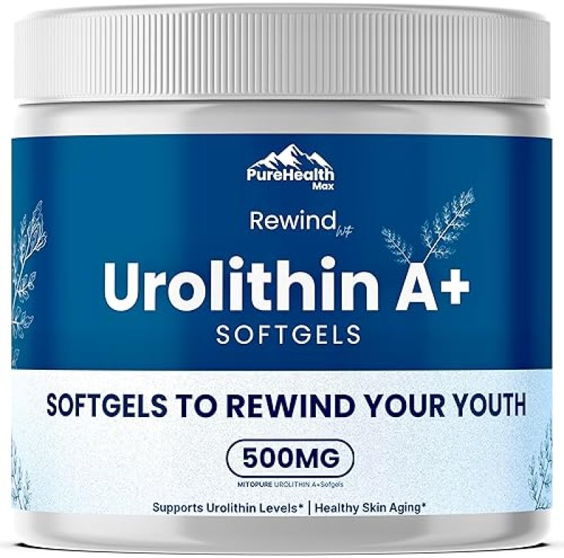 UROLITHIN A SOFTGELS MITOPURE A MITOCHONDRIAL ANTI-AGING SUPPLEMENT FOR MEN WOMEN