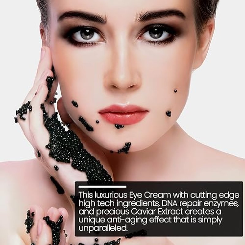 CAVIAR UNDER EYE CREAM ANTI-AGING MOISTURIZER FOR WRINKLES, PUFFINESS DARK CIRCLES