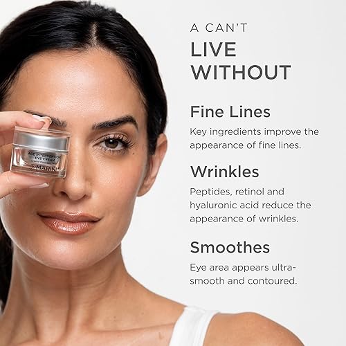 JAN MARINI AGE INTERVENTION EYE CREAM, 0.5 OZ ANTI-AGING EYE TREATMENT FOR WRINKLES PUFFINESS