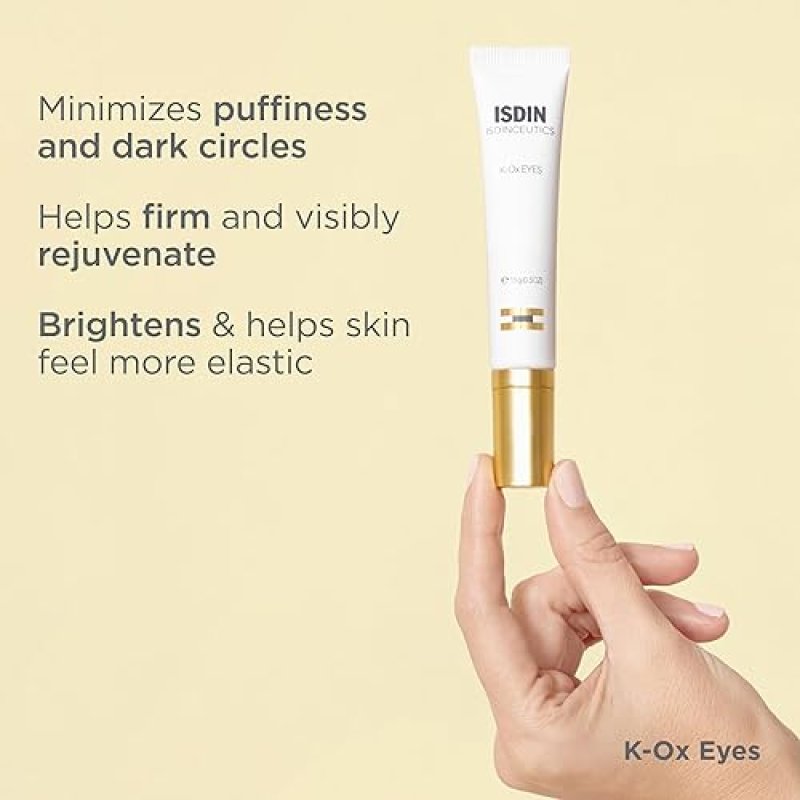 ISDIN ISDINCEUTICS K-OX EYES VITAMIN K OXIDE EYE CREAM FOR DARK CIRCLES UNDER-EYE CARE, 0.5 OZ