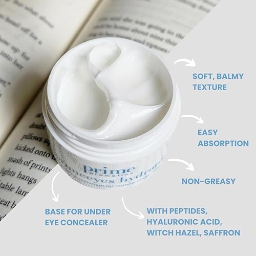 PRIMEEYES HYDRATING UNDER EYE CREAM FOR MATURE SKIN REDUCES DARK CIRCLES WRINKLES