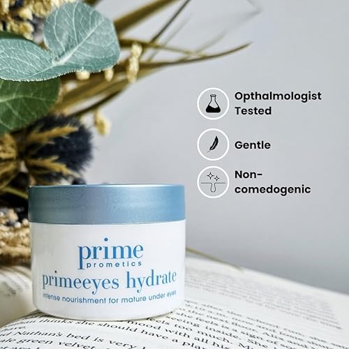 PRIMEEYES HYDRATING UNDER EYE CREAM FOR MATURE SKIN REDUCES DARK CIRCLES WRINKLES