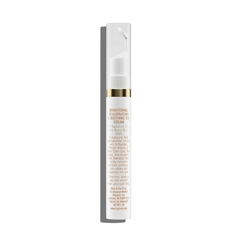 HYLUNIA INTENSIVE REPAIR EYE CREAM HYDRATING, FIRMING WITH PEPTIDES, VITAMIN C HYALURONIC ACID