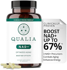 QUALIA NAD BOOSTER SUPPLEMENT CLINICALLY PROVEN 67 NAD INCREASE, ENERGY FOCUS, 1 MONTH