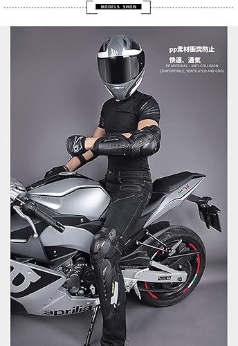 KOEYISEY ADULT MOTORCYCLE KNEE AND SHIN GUARDS HARD IMPACT PROTECTION FOR MOTOCROSS RACING GEAR