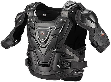 KEMIMOTO MENS MOTORCYCLE CHEST PROTECTOR - DURABLE DIRT BIKE GEAR FOR OUTDOOR POWERSPORTS