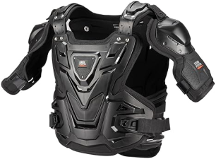 KEMIMOTO MENS MOTORCYCLE CHEST PROTECTOR - DURABLE DIRT BIKE GEAR FOR OUTDOOR POWERSPORTS