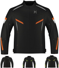 FTX MENS MOTORCYCLE JACKET - FULL BODY ARMOR, CORDURA TEXTILE PROTECTIVE GEAR