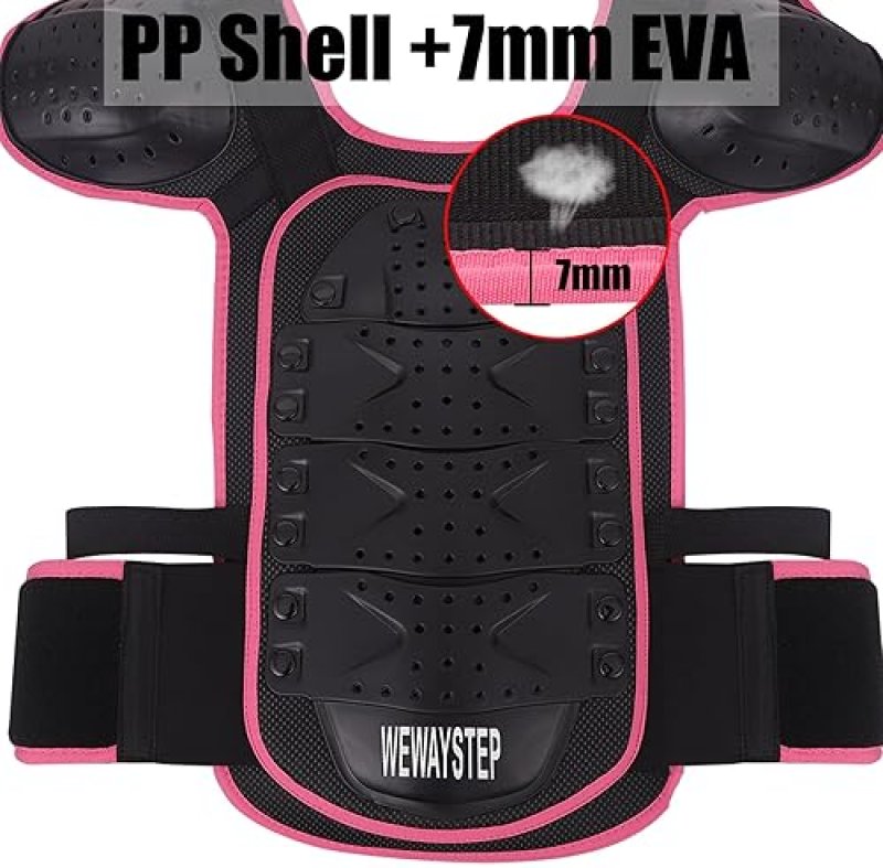 WEWAYSTEP KIDS DIRT BIKE ARMOR SET WITH CHEST PROTECTOR, KNEE ELBOW PADS FOR MOTOCROSS OFF-ROAD