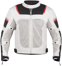 WICKED STOCK MEN S MESH MOTORCYCLE JACKET CE LEVEL 2 ARMOR REFLECTIVE ENDURO BIKER JACKET