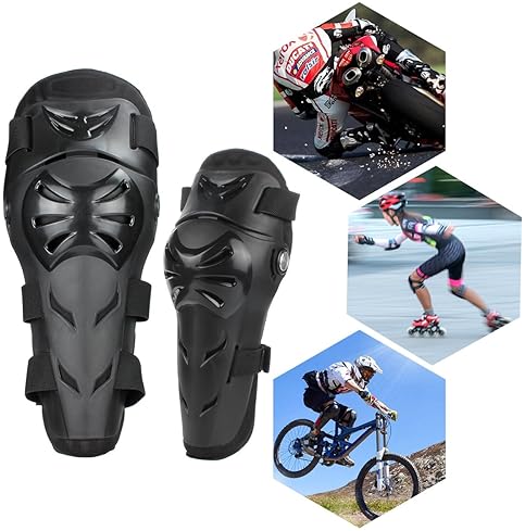 GES 4PCS ADJUSTABLE MOTORCYCLE KNEE ELBOW PADS PROTECTOR FOR ADULT CYCLING RACING ARMOR