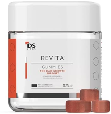 REVITA HAIR GUMMIES BIOTIN, ZINC MELATONIN FOR THICKER, STRONGER, VEGAN HAIR