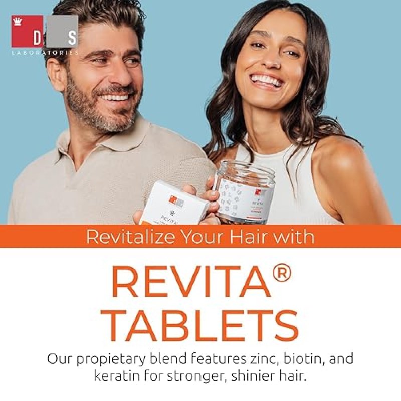 REVITA SHAMPOO 205ML HAIR VITAMINS TABLETS KIT VOLUMIZING, THICKENING HAIR CARE