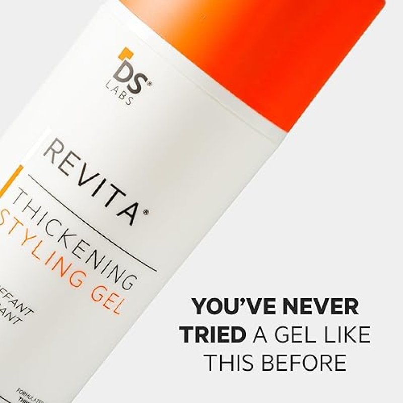 REVITA HAIR GEL FOR MEN MEDIUM HOLD, VOLUMIZING THICKENING, 3.4 FL OZ