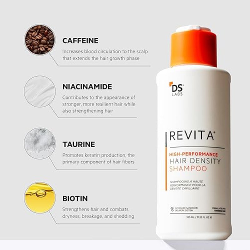 REVITA SHAMPOO 925ML SCALP MASSAGER VOLUMIZING, THICKENING, SULFATE-FREE HAIR CARE