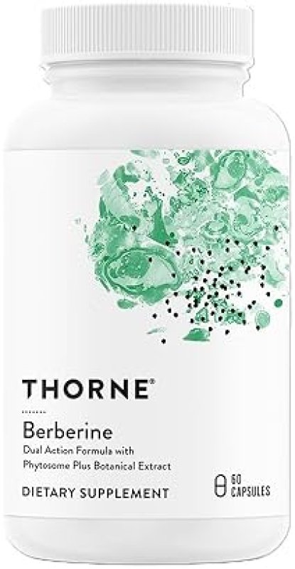 THORNE BERBERINE DUAL ACTION WITH PHYTOSOME HEART, IMMUNITY CHOLESTEROL SUPPORT 60 CAPS