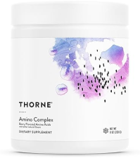 THORNE AMINO COMPLEX EAA BCAA POWDER BERRY LEAN MUSCLE ENERGY BOOST, 30 SERVINGS