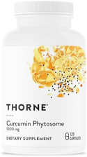 THORNE CURCUMIN PHYTOSOME 1000MG MERIVA - HIGH ABSORPTION JOINT MUSCLE SUPPORT, 120 CAPS