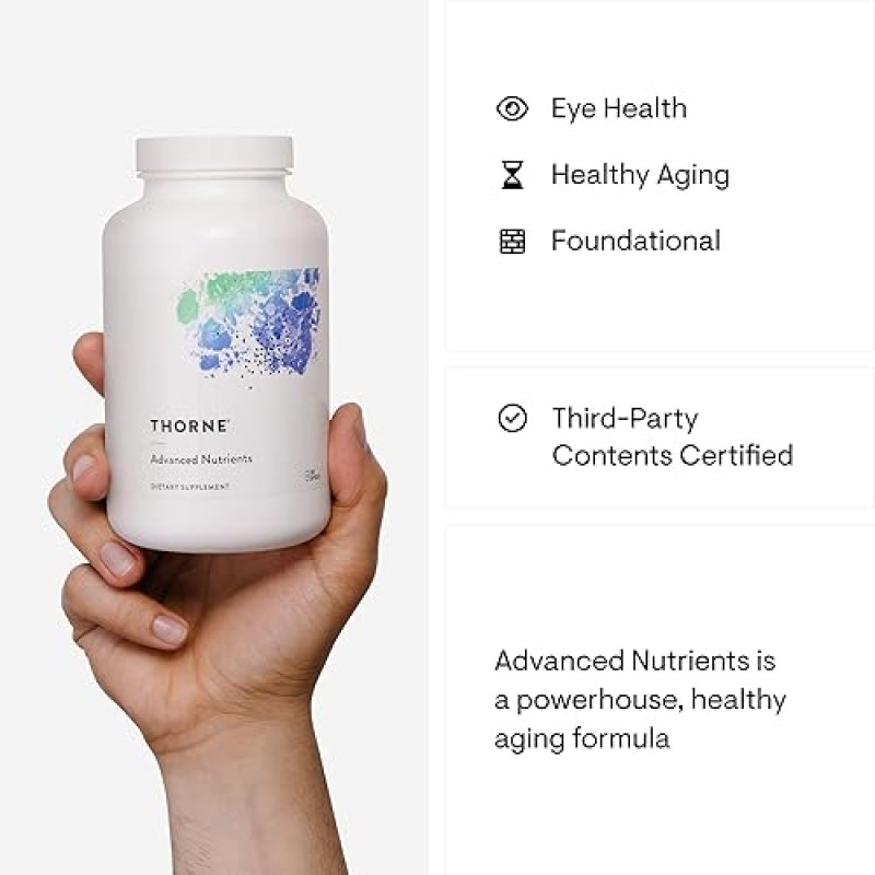 THORNE MULTIVITAMIN WITH NICOTINAMIDE RIBOSIDE - ADVANCED MINERAL SUPPLEMENT, 240 CAPS