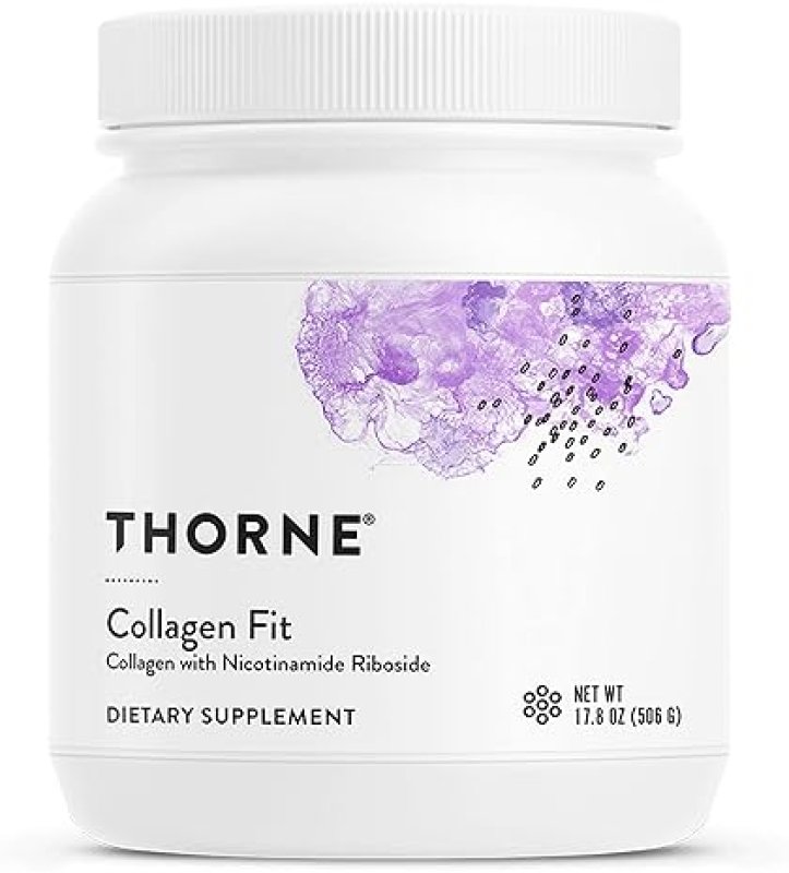 THORNE COLLAGEN FIT UNFLAVORED PEPTIDES POWDER WITH NICOTINAMIDE RIBOSIDE - 30 SERVINGS