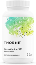 THORNE BETA ALANINE SUSTAINED RELEASE 120 TABLETS MUSCLE ENDURANCE AMINO ACID, NSF CERTIFIED