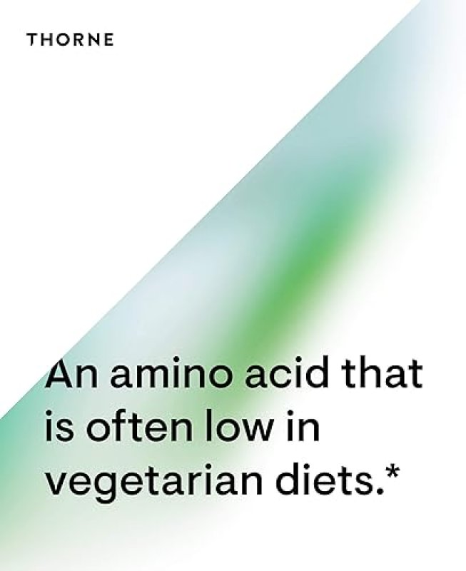 THORNE LYSINE 500MG CAPSULES ESSENTIAL AMINO ACID FOR SKIN, ENERGY IMMUNE SUPPORT, 60CT