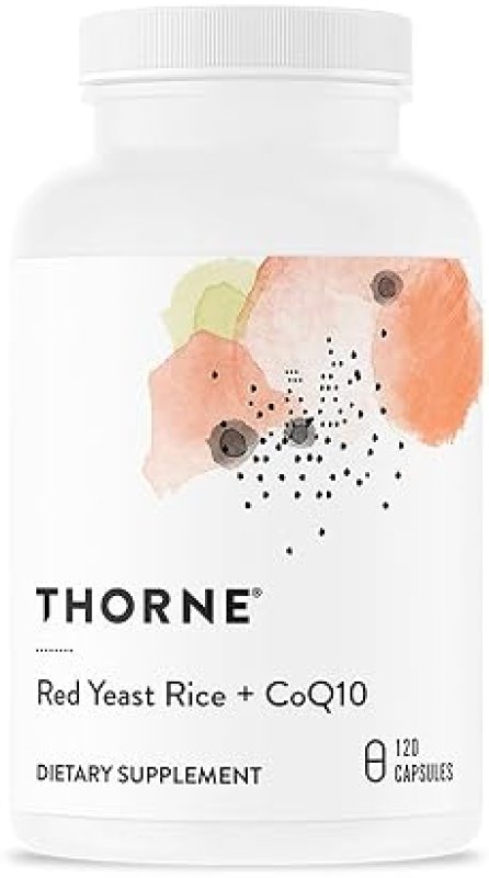 THORNE RED YEAST RICE WITH COQ10 SUPPORTS HEALTHY CHOLESTEROL HEART HEALTH 120 CAPS