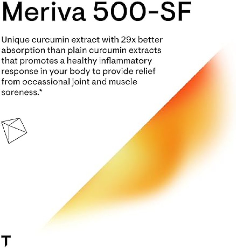 THORNE CURCUMIN PHYTOSOME 1000 MG MERIVA - HIGH ABSORPTION JOINT INFLAMMATION SUPPORT - 60 CAPS