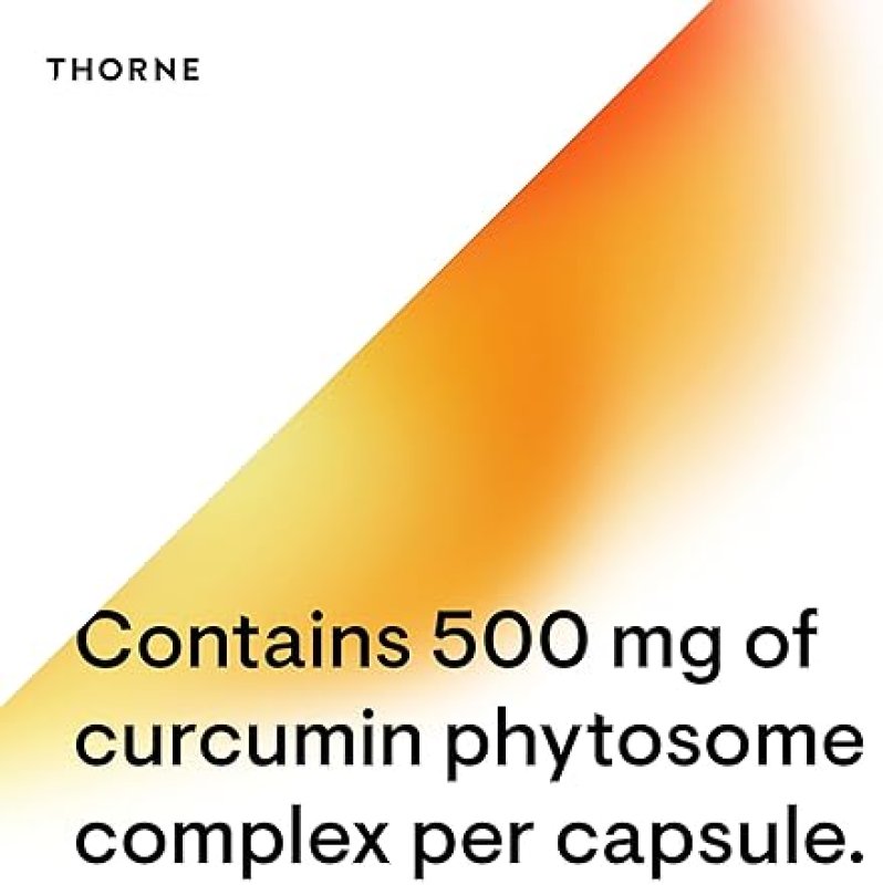 THORNE CURCUMIN PHYTOSOME 1000 MG MERIVA - HIGH ABSORPTION JOINT INFLAMMATION SUPPORT - 60 CAPS