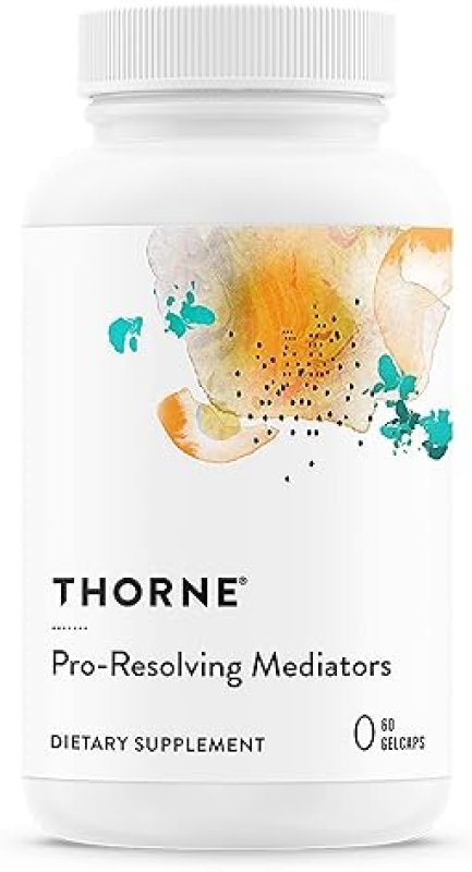 THORNE PRO-RESOLVING MEDIATORS WITH EPA DHA SUPPORTS BRAIN HEALTH BALANCED RESPONSE 60 GELCAPS