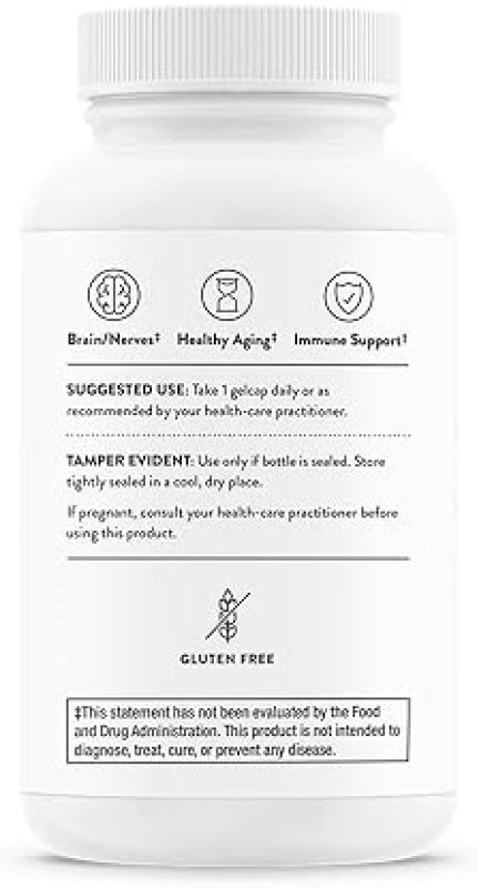THORNE PRO-RESOLVING MEDIATORS WITH EPA DHA SUPPORTS BRAIN HEALTH BALANCED RESPONSE 60 GELCAPS