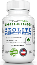 TODICAMP ZEOLITE DETOX CAPSULES 120 COUNT FOR FAST FULL BODY, LIVER DETOX DEBLOATING