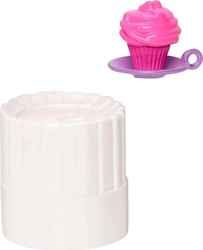 MATTEL BARBIE CAREERS PASTRY CHEF DOLL WITH REMOVABLE BAKING OUTFIT, HAT CAKE SLICE ACCESSORY