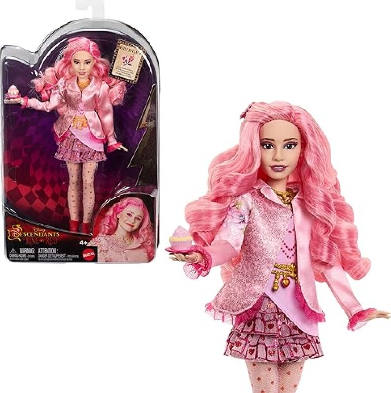 MATTEL DISNEY DESCENDANTS BRIDGET FASHION DOLL ACCESSORIES YOUNG QUEEN OF HEARTS TOY
