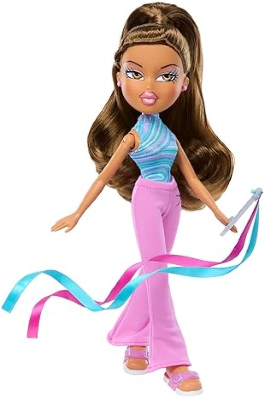 MGA ENTERTAINMENT BRATZ PLAY SPORTZ YASMIN GYMNASTICS FASHION DOLL WITH ACCESSORIES KIDS TOY GIFT SET