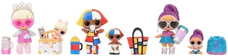 MGA ENTERTAINMENT L.O.L. SURPRISE! CONFETTI POP BIRTHDAY SISTERS DOLL WITH 10 SURPRISES LIMITED EDITION BOX