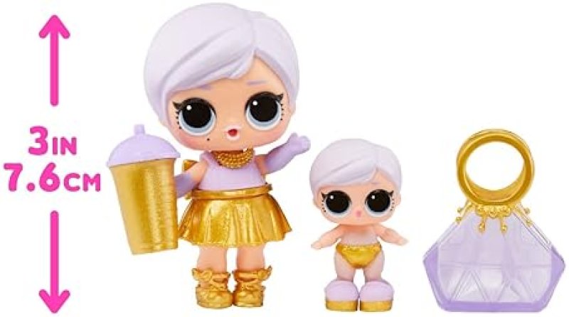 MGA ENTERTAINMENT L.O.L. SURPRISE! CONFETTI POP BIRTHDAY SISTERS DOLL WITH 10 SURPRISES LIMITED EDITION BOX
