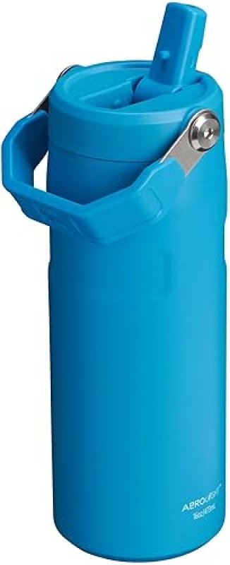 STANLEY ICEFLOW FLIP STRAW 16OZ INSULATED STAINLESS STEEL WATER BOTTLE, LEAK-RESISTANT, BPA-FREE