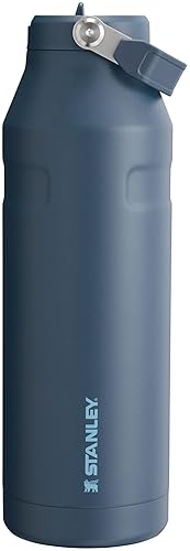 STANLEY ICEFLOW FLIP STRAW 2.0 50OZ INSULATED STAINLESS STEEL WATER BOTTLE, NAVY, BPA-FREE